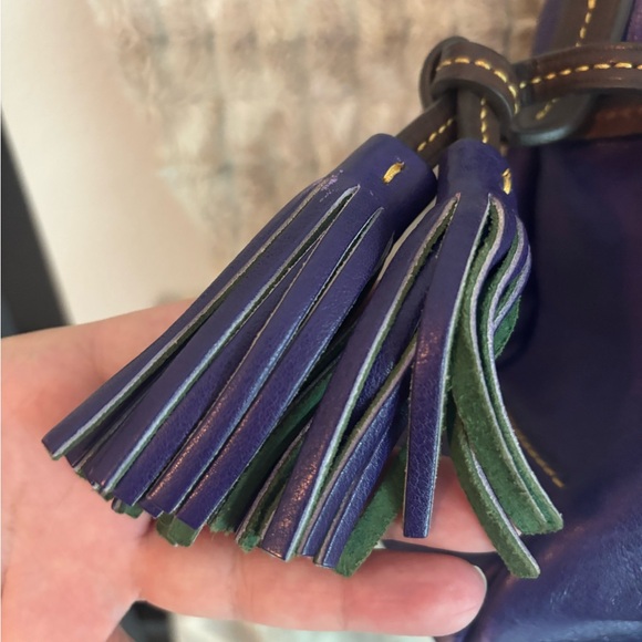 Dooney & Bourke Purple Crossbody Bag with Gold Hardware - Picture 4 of 8